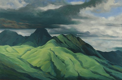 Lot 300 - Helga Lanzendorfer Summer Rain Clouds, Ma On...