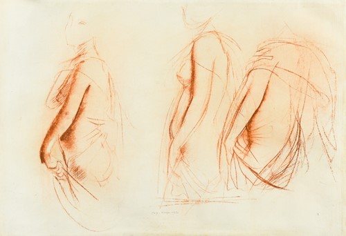 Lot 389 - § Attributed to Pietro Annigoni (Italian 1910-1988)