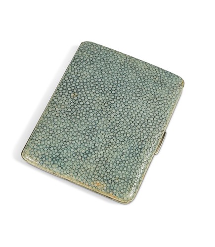 Lot 169 - An Art Deco shagreen cigarette case by P. H. Vogel & Co.