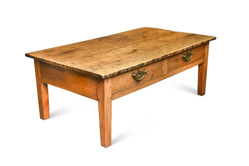 Lot 504 - A cherry wood low table, 19th century