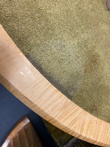Lot 304 - Nick Stenning (British, 20th century), a sycamore card table, 1982