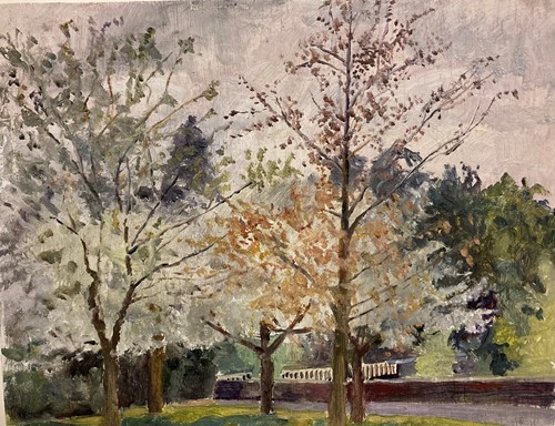 Lot 306 - Jasper Rose UCSC (British 1930-2019) Trees in...