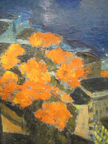 Lot 413 - Still life of flowers signed lower right...