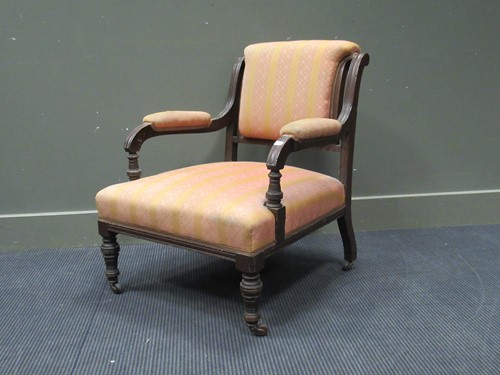 Lot 493 - Victorian low chair