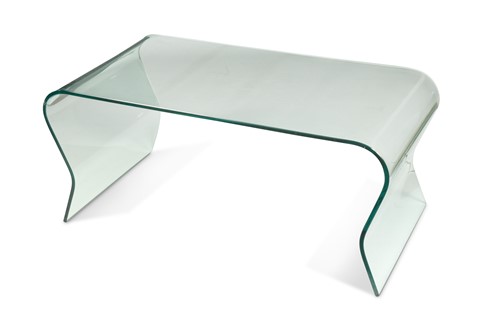 Lot 310 - A contemporary glass coffee table