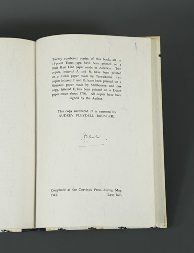 Lot 336 - CORVINUS PRESS. BATES (H E) The Beauty of the...