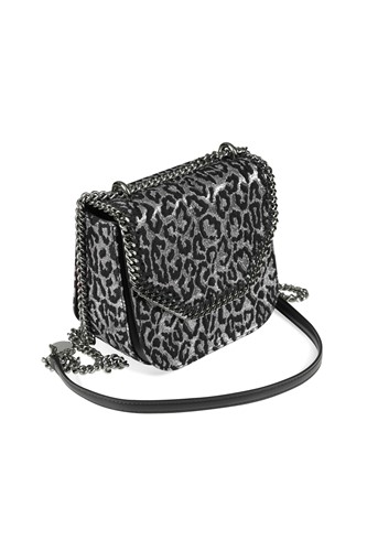 Lot 185 - Stella McCartney, a mini Falabella box leopard print crossbody handbag