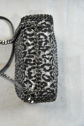 Lot 185 - Stella McCartney, a mini Falabella box leopard print crossbody handbag