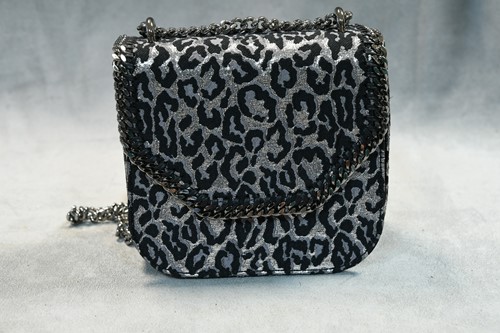 Lot 185 - Stella McCartney, a mini Falabella box leopard print crossbody handbag