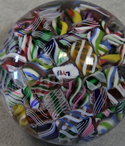 Lot 53 - A Baccarat Dupont paperweight, dated 1847