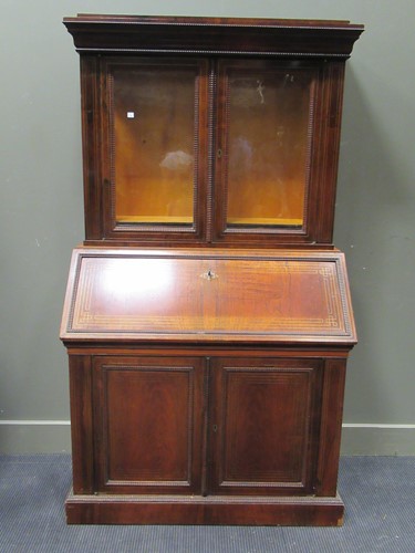 Lot 554 - A 19th century Continental rosewood and brass...
