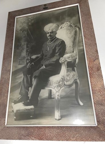 Lot 101 - India. Portrait photograph of Krishnaraja...