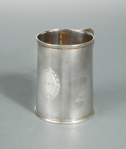 Lot 416 - A Victorian silver tankard