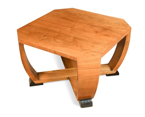 Lot 235 - An Art deco period walnut coffee table, circa 1930