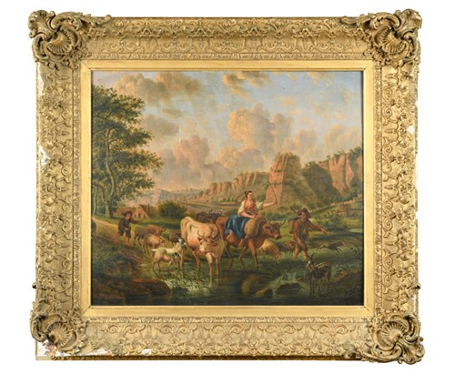 Lot 126 - Manner of Nicolaes Berchem, 18th century