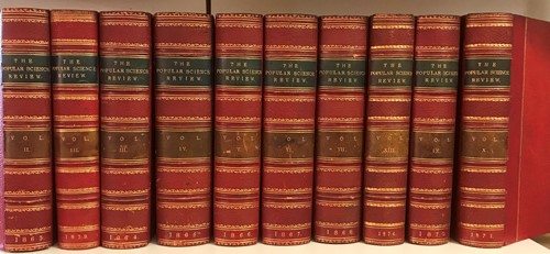Lot 263 - Bindings. The Popular Science Review, vols. II...