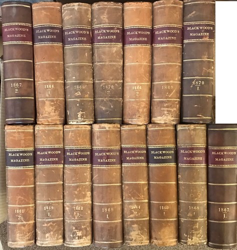 Lot 264 - BLACKWOOD'S Magazine, 1859-64, 1866-70, 22...