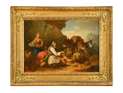 Lot 122 - Attributed to Francesco Londonio (Italian, 1723-1783)