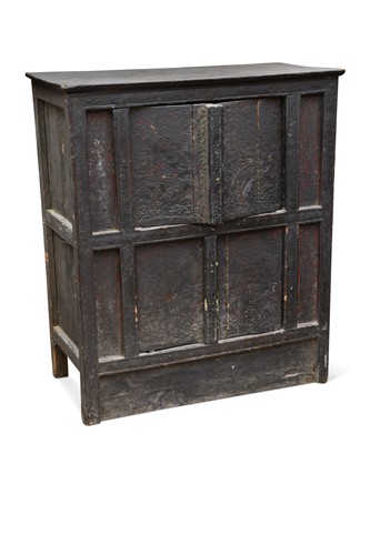 Lot 273 - A Tibetan two tier cupboard, 19th century