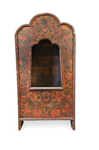 Lot 166 - A Tibetan outsized floor standing Gau (shrine), early 19th century