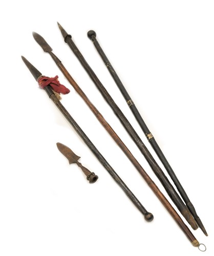 Lot 301 - A Nagaland (Eastern Himalayas) iron tribal spear, 19th century
