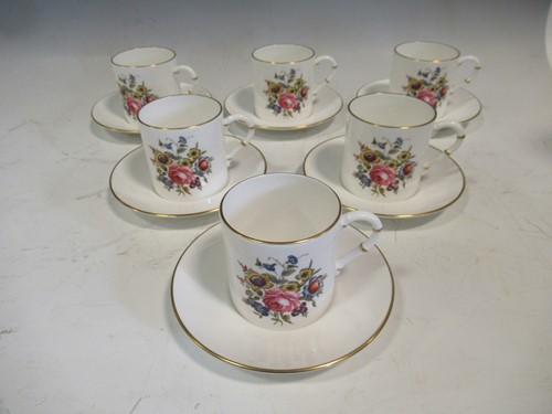 Lot 18 - A Royal Worcester coffee set, boxed. Together...