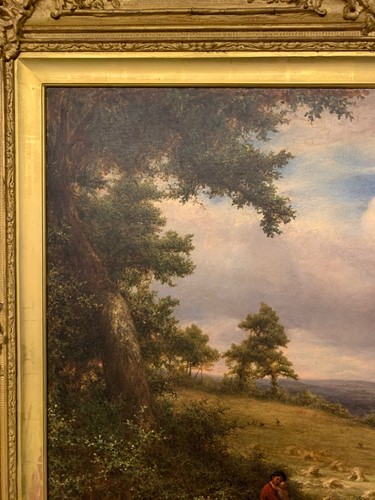 Lot 13 - William Linnell (British, 1826-1906)
