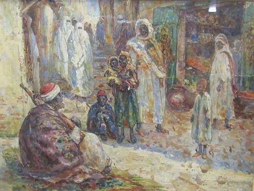 Lot 396 - Arthur Keith, Arab street performance, North...