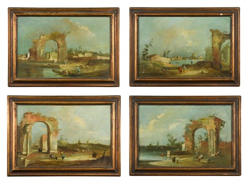 Lot 124 - Manner of Francesco Guardi