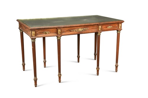 Lot 313 - A mahogany and gilt metal mounted dressing table, late 19th / early 20th century