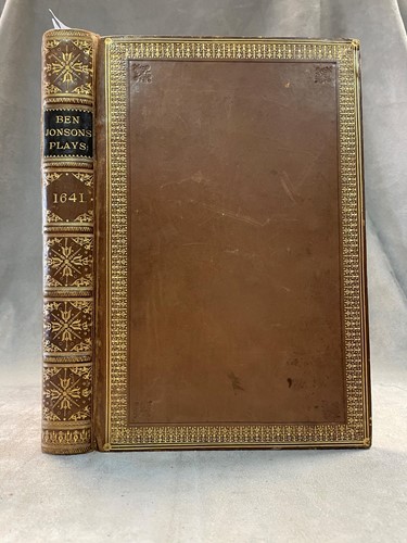 Lot 127 - JONSON (Ben) The Workes. London: Printed by...