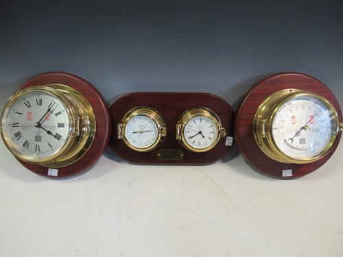 Lot 179 - A gilt brass carriage timepiece, made to...