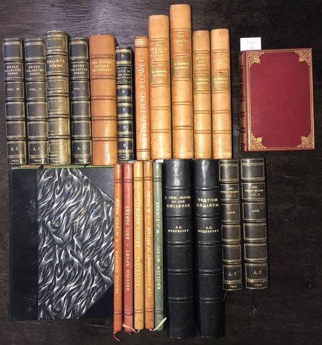 Lot 353 - Bindings, 8vo. Various including works by...