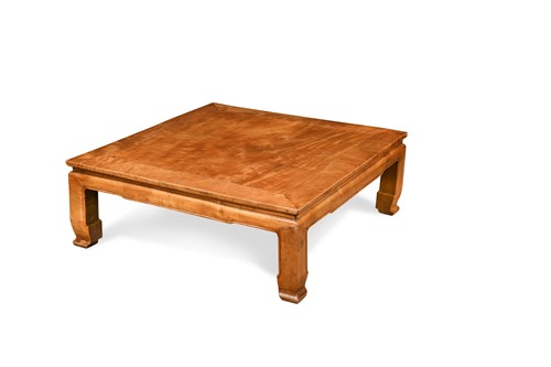Lot 120 - A Chinese satinwood low table, early 20th century