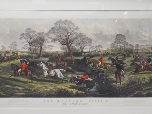Lot 212 - Mc Queens Fox Huntings, Fox Hunting Plate 3 -...