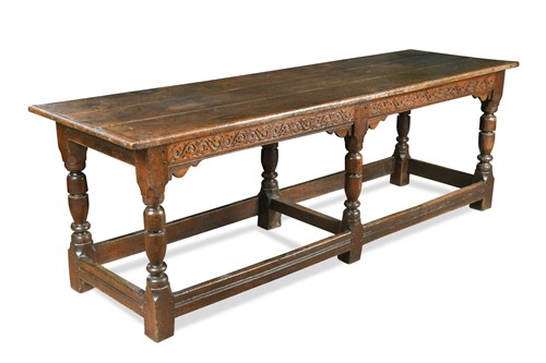 Lot 191 - Charles II refectory table, late 17th century