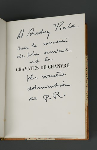 Lot 358 - REVERDY (Pierre) Cravates de Chanvre. Paris:...