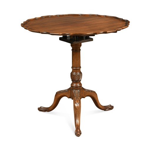 Lot 309 - A George III style mahogany table, late 19th century