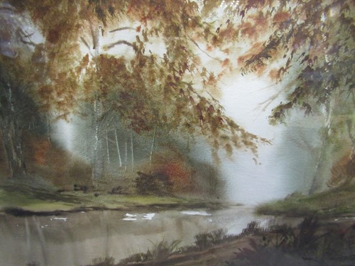 Lot 377 - David Byrne (British, 20th Centuy) - Fishing...