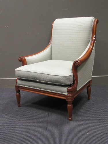 Lot 449 - A Wesley-Barrell show frame arm chair