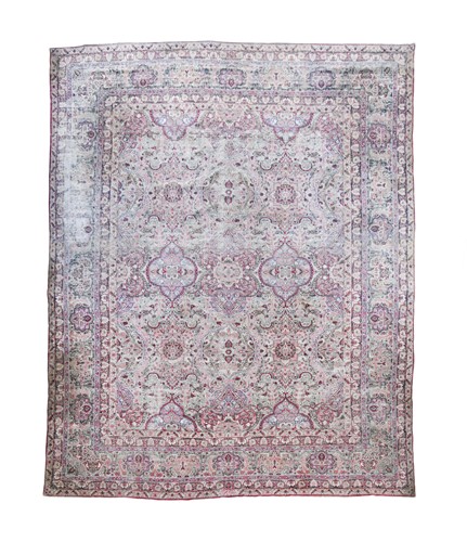 Lot 246 - A large signed Tabriz main carpet, circa 1910