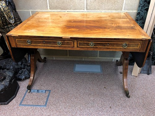 Lot 291 - A Regency rosewood sofa table