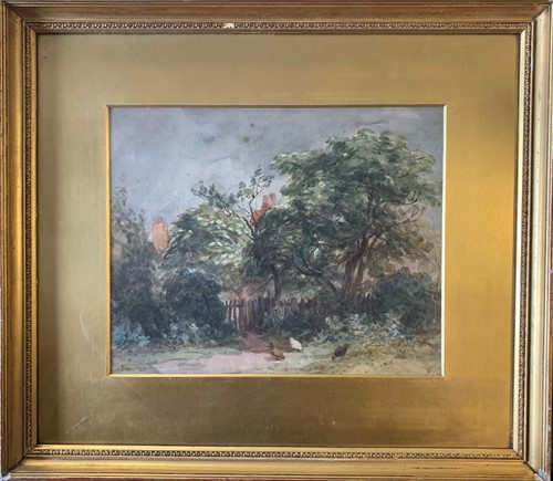 Lot 243 - Attributed to David Cox Snr., Landscape with...