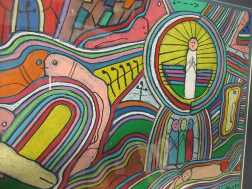 Lot 341 - John Mcquirk (British 1933-) Orphanage signed '...