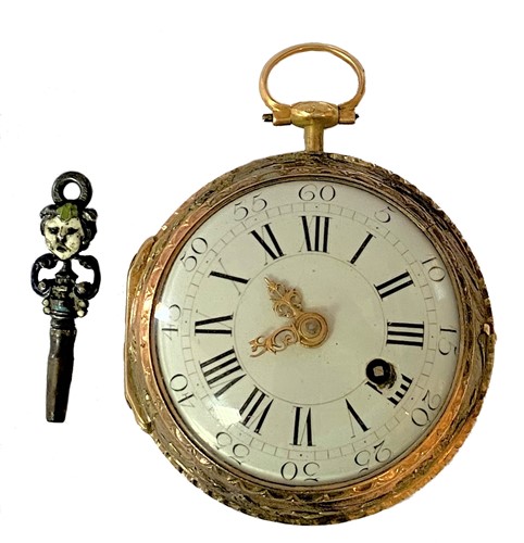 Lot 231 - Lepine, Paris - a late 19th century French 18ct gold open-faced pocket watch