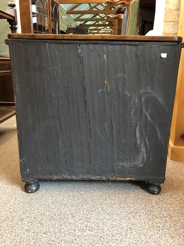 Lot 300 - A walnut bachelor’s chest, 18th century and later