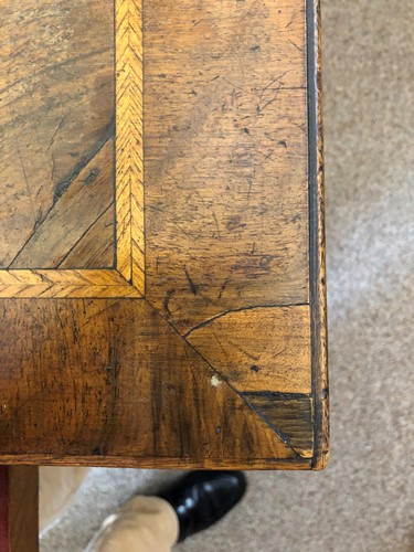 Lot 300 - A walnut bachelor’s chest, 18th century and later