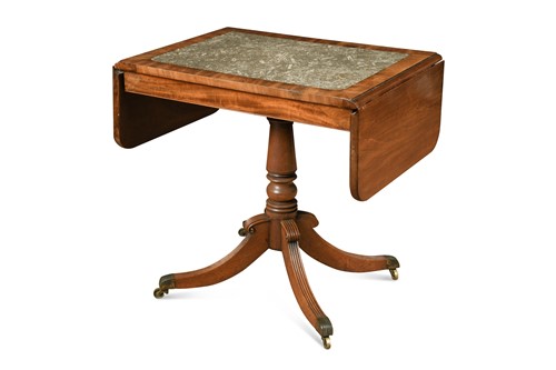 Lot 365 - A late Regency mahogany serving table