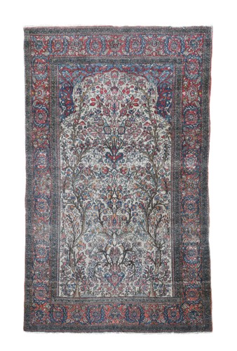 Lot 508 - A Kashan prayer rug, circa 1910