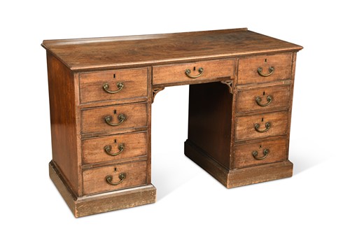 Lot 398 - A George III mahogany dressing table